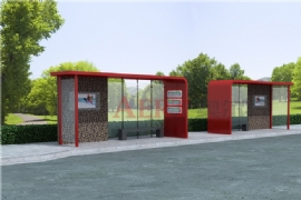 2015年新款公交候車亭