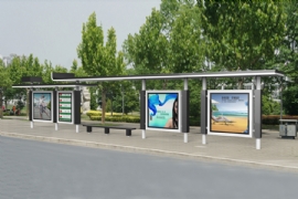 便利快捷的候車亭燈箱