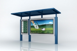 關於公交站（zhàn）台滾動（dòng）燈箱畫麵的幅數