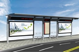 候車亭滾動燈箱更換畫麵方法（fǎ）