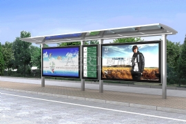 候車亭廠家為您（nín）淺析候車（chē）亭滾動燈箱的操作