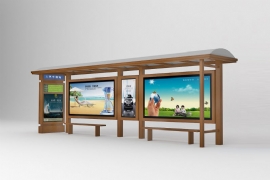 候（hòu）車亭（tíng）燈箱滾動畫麵的優勢