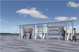 智能化候車亭融入生活