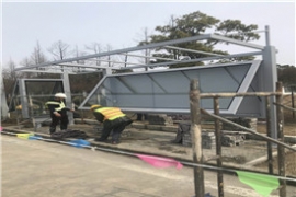 候車亭站台掩埋的施工過程是如（rú）何進（jìn）行的？