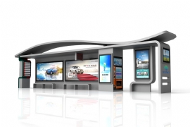 智能候車亭不同於（yú）傳（chuán）統（tǒng）公交候車亭的結構