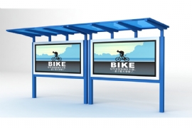 公（gōng）交候車亭為冰天雪地裏的（de）人們（men）提供防風防雪的良好場（chǎng）所