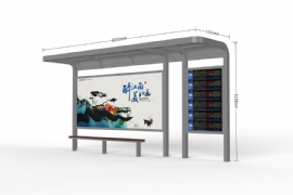 不鏽鋼公交（jiāo）候車亭受到城市建設者的青睞（lài）