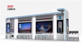 陝西鹹陽智能候車亭發貨案例