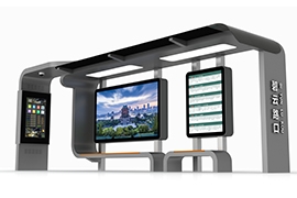 浙江嘉興海鹽智能公交候車亭發（fā）貨案例（lì）