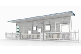 海南海口公交候車亭發貨案例