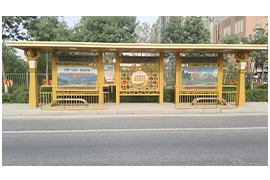 新疆若羌縣公交（jiāo）候車（chē）亭（tíng）發（fā）貨案例