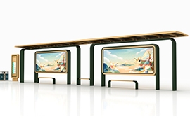 浙江杭州（zhōu）款公交候車亭案例