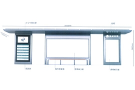 上海嘉定26套智能公交候車亭第二批發貨（huò）案例