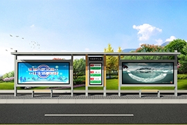 陝西延（yán）安智慧公交站台發貨案例