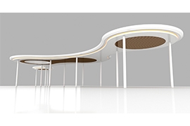 淮安（ān）公園異型廊架發貨（huò）案例