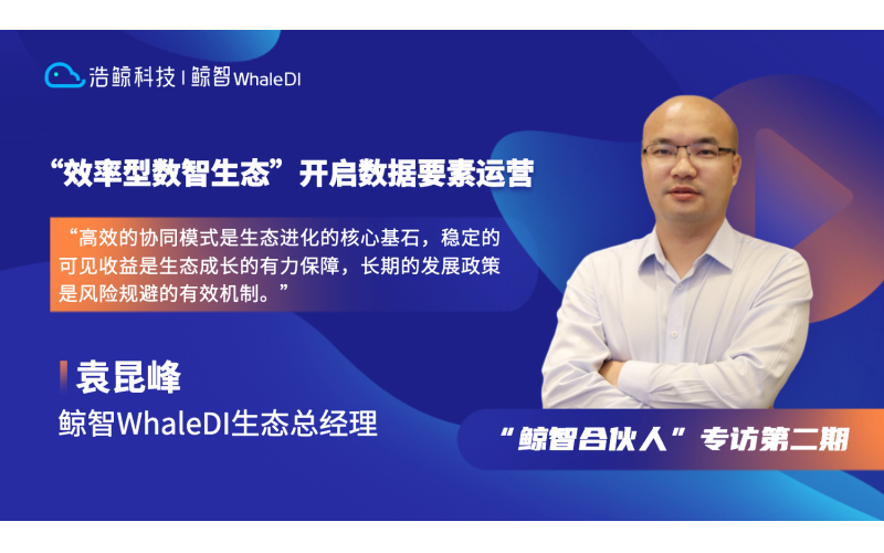 鯨智合夥人：“效率型數智生態”開啟數據要素運營