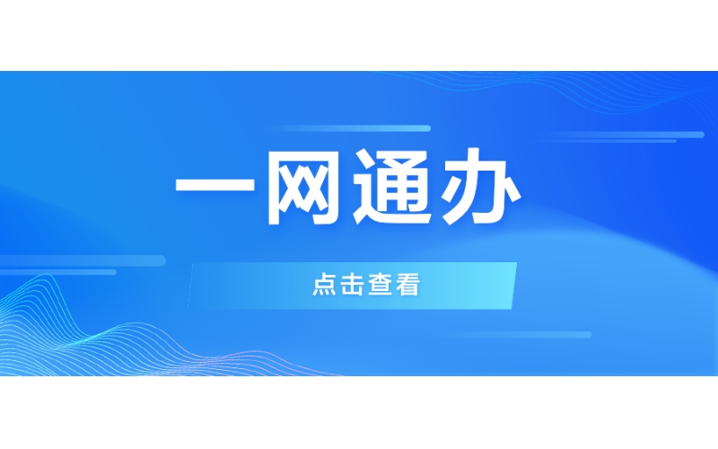 一網（wǎng）通辦